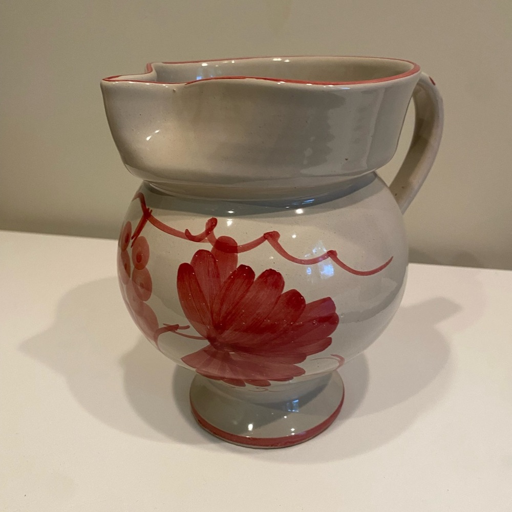 Pottery pitcher